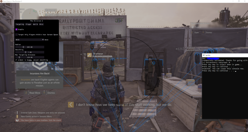 The Division 2 Mod Menu